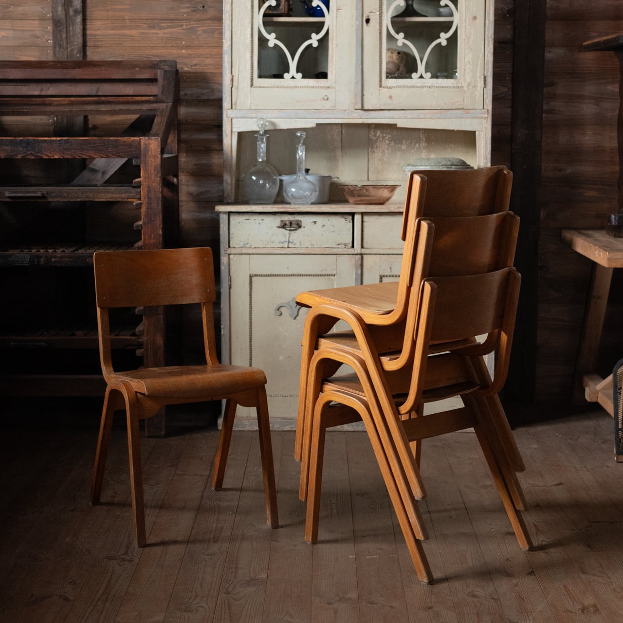 Stacking School Chair / スタッキングスクールチェア 【C