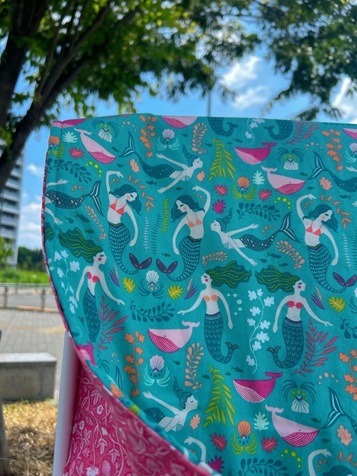 【1点のみ】マーメイド×イチゴとるマット（100㎝✖️190㎝）BIGタイプ・単品