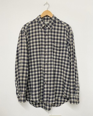 00sGAP Cotton Flannel Check BD Shirt/L