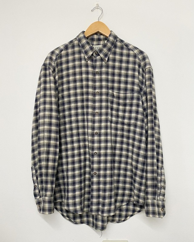 90sYvesSaintLaurent Cotton/Polyester Cord Stripe Shirt/L