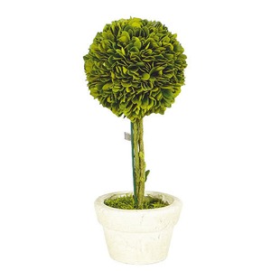 【CH07-G297L】Boxwood topiary "Ball" L　#トピアリー #グリーン #ナチュラル