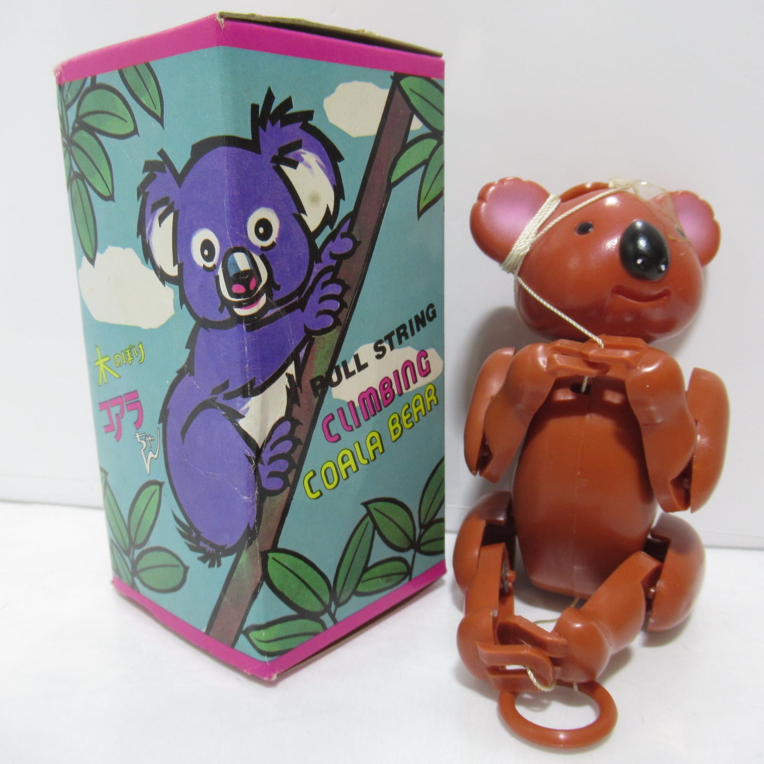 レトロ コアラ ボート ソフビ人形 未開封 デッドストック ヴィンテージ デッドストック 万盛玩具 木のぼり コアラちゃん 動物 日本製 昭和 [#5