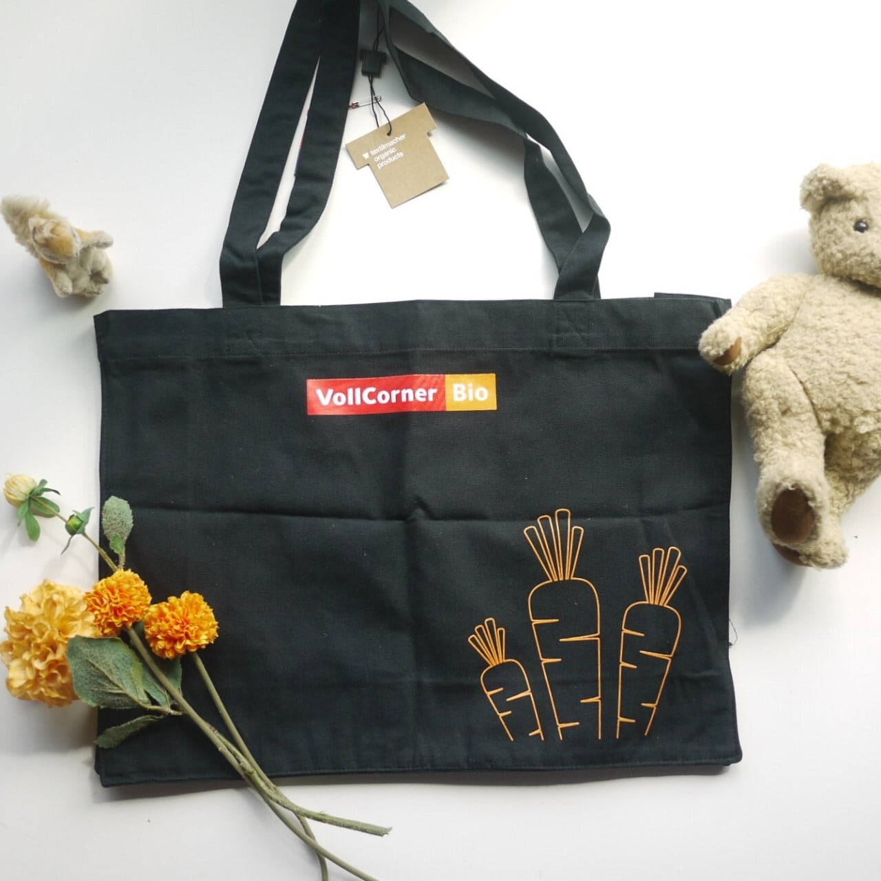 Vollcorner Bio オーガニックマーケット 厚手エコバッグ ドイツ