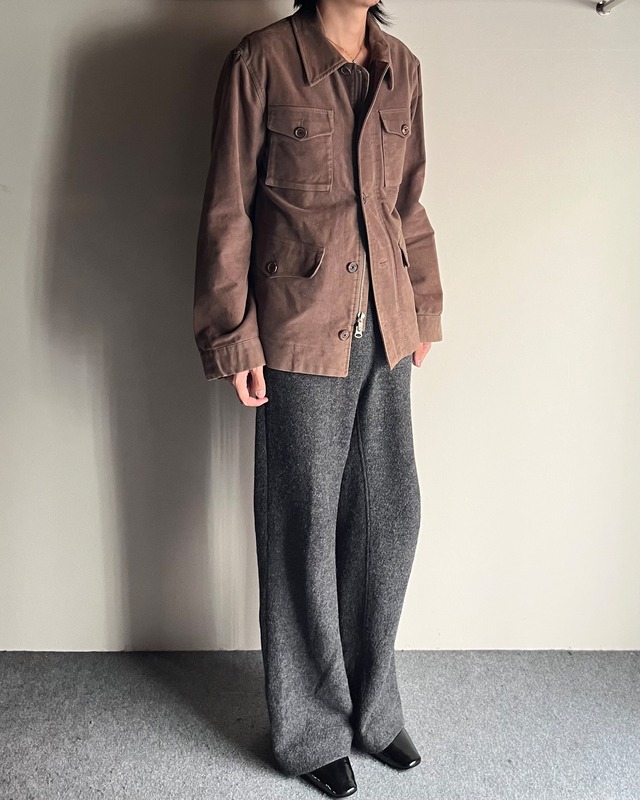 【MARC JACOBS】moleskin 4-pocket safari jacket
