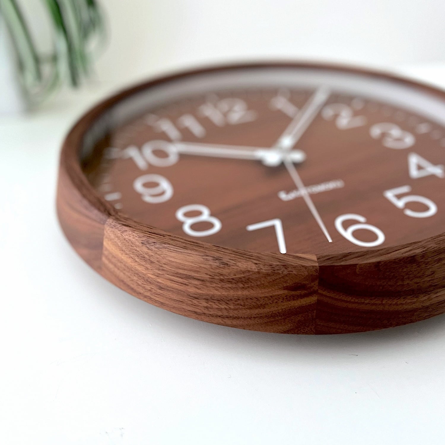KATOMOKU muku clock 2 ウォールナット km-46WA 掛け時計 | 加藤木工