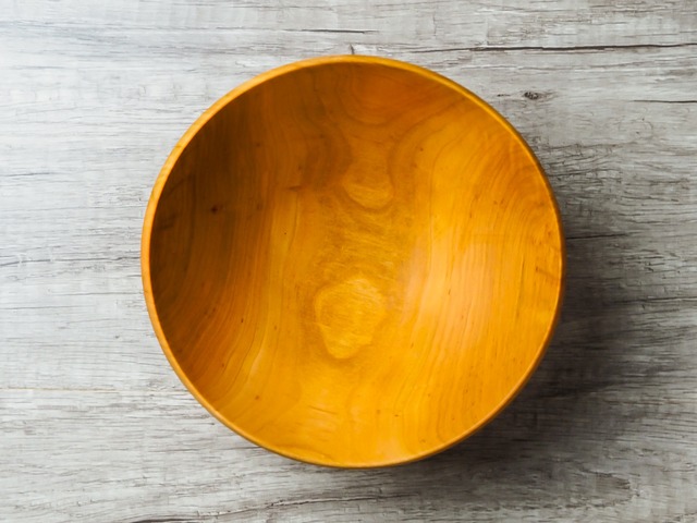 山桜 ウッドボウル17cm no.1（サラダボウル・木製ボウル）／Canaria Wood Works