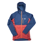 UN3100 Mid weight fleece hoody / Navy : Red