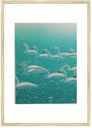 夏の大内宿」 | e-Gallery 版画・アートショップ
