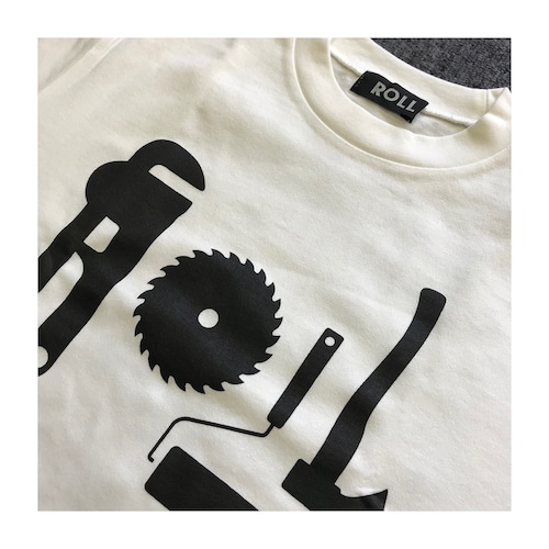 【SALE 50%OFF!!!】ROLL : "  Roll Tool Logo " T-Shirt