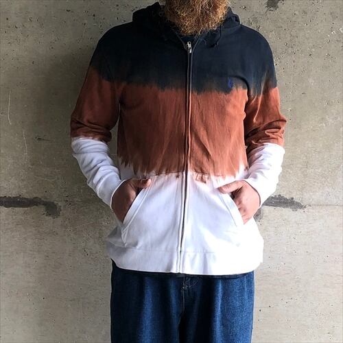 devadurga　フードパーカー　Lサイズ　泥染め devadurga デヴァドゥルガ メンズ パーカー 泥染め 藍染め TWO SEAS