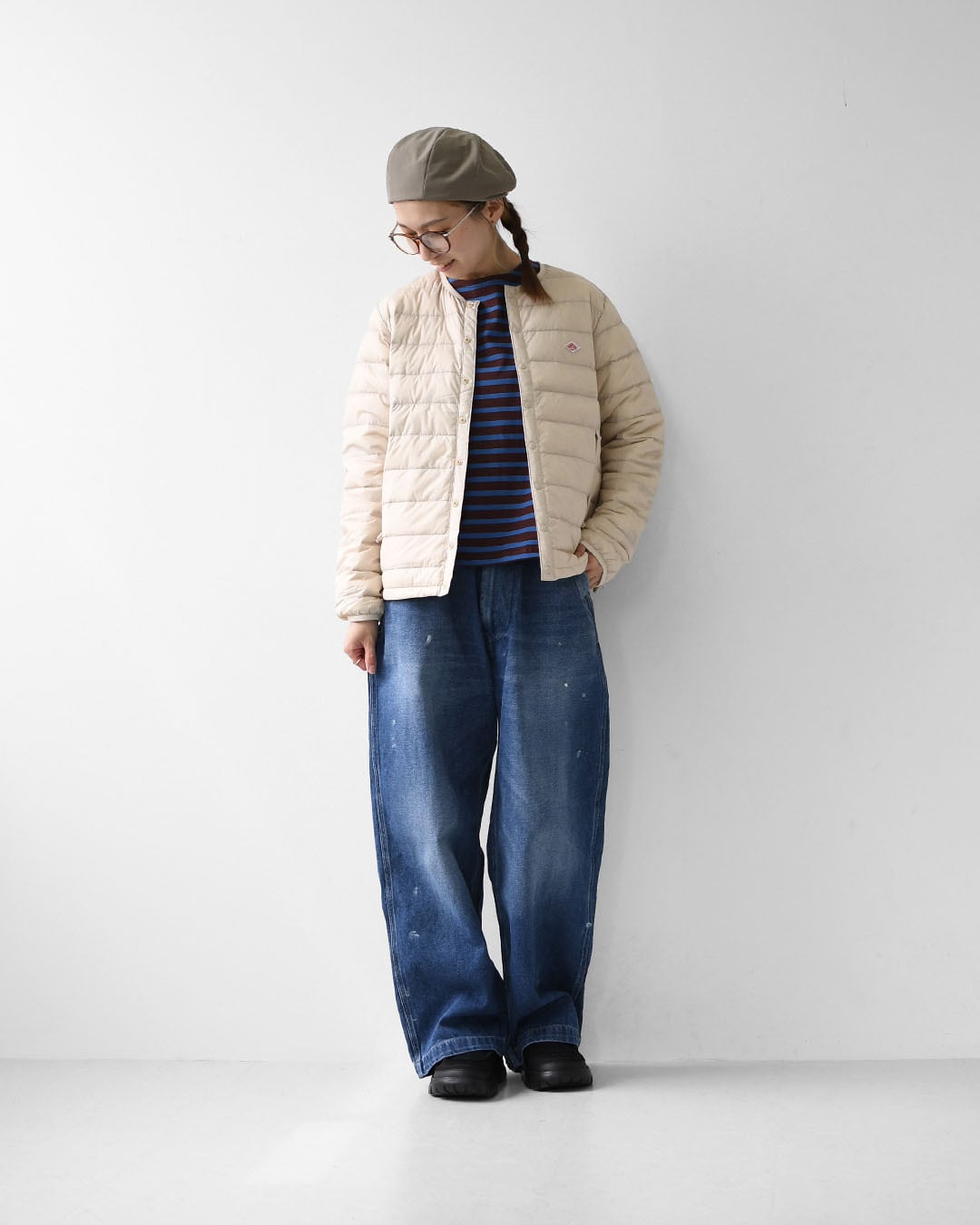 DANTON [ダントン] W CREWNECK INNER DOWN JACKET [DT-A0001RRT