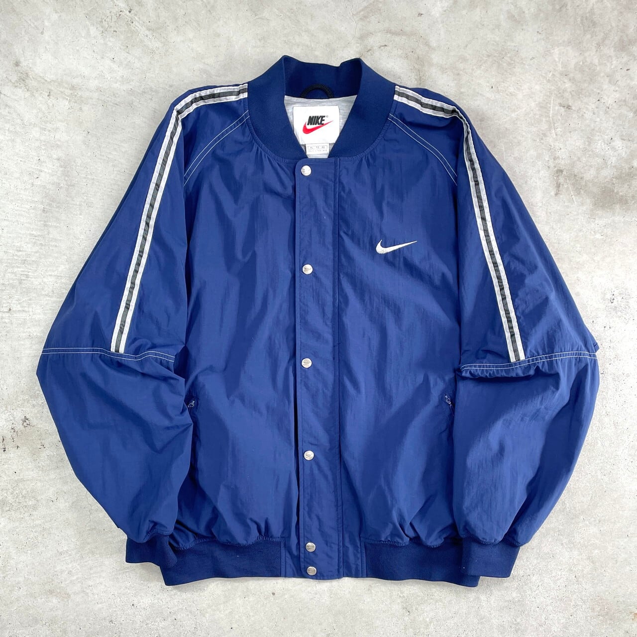 90年代 NIKE ナイキ ナイロンジャケット トラックジャケット メンズXL 