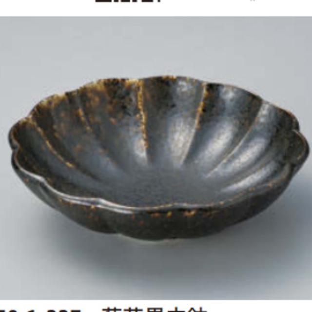 菊花黒中鉢