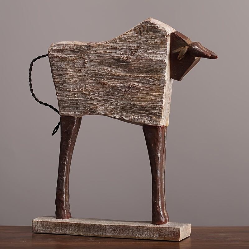オブジェ 馬 雄牛 ヴィンテージ調 抽象的 フォルム おしゃれ かわいい