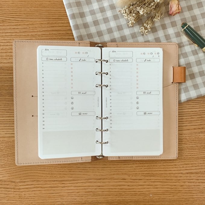 バイブルサイズ/デイリーシステム手帳リフィル | Pay ID