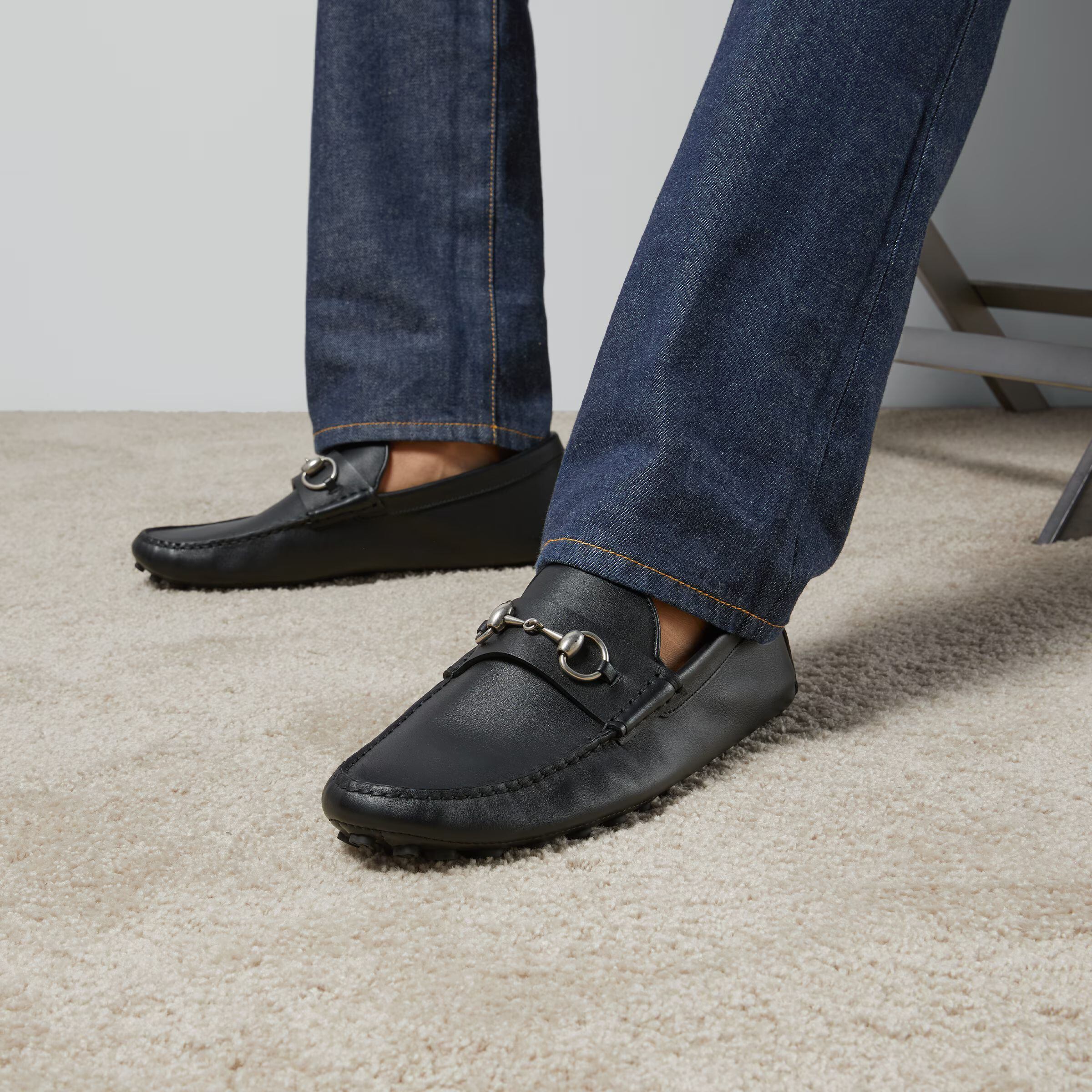 GUCCIホースビットレザー ローファー GUCCI】ホースビット レザーローファー | moni