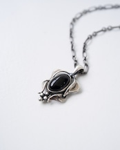 〈Georg jensen〉 Black Agate necklace