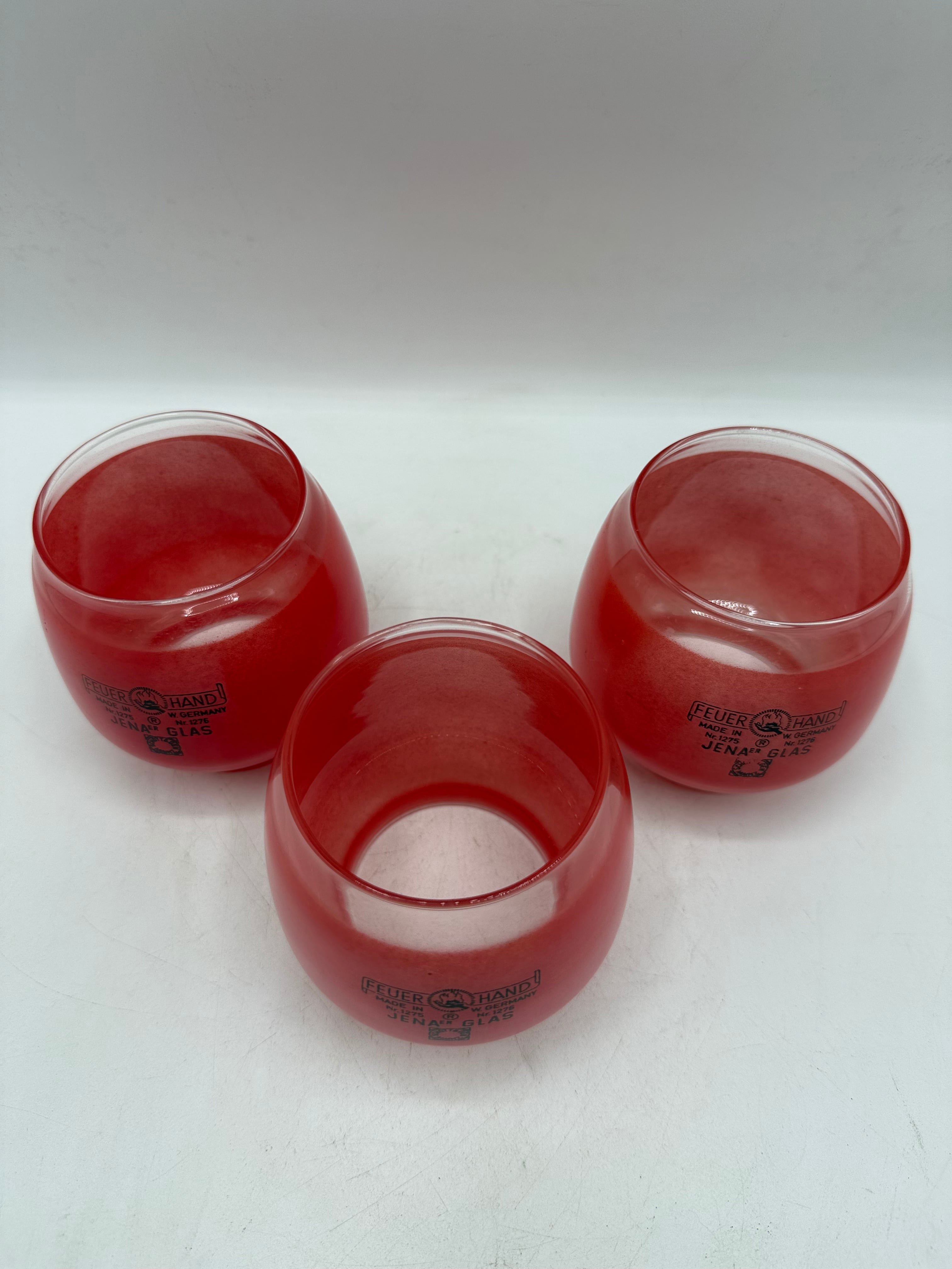 ヴィンテージガラス』FEUERHAND 275/276 JENAER GLAS レッド