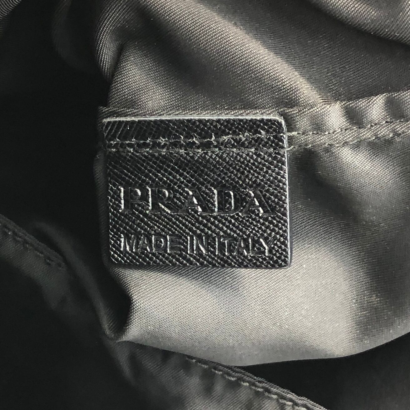 PRADA プラダ トートバッグ ブラック トライアングルロゴ ナイロン
