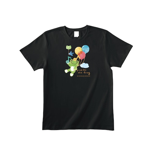 ピクルス　Tシャツ　バルーン　ブラック