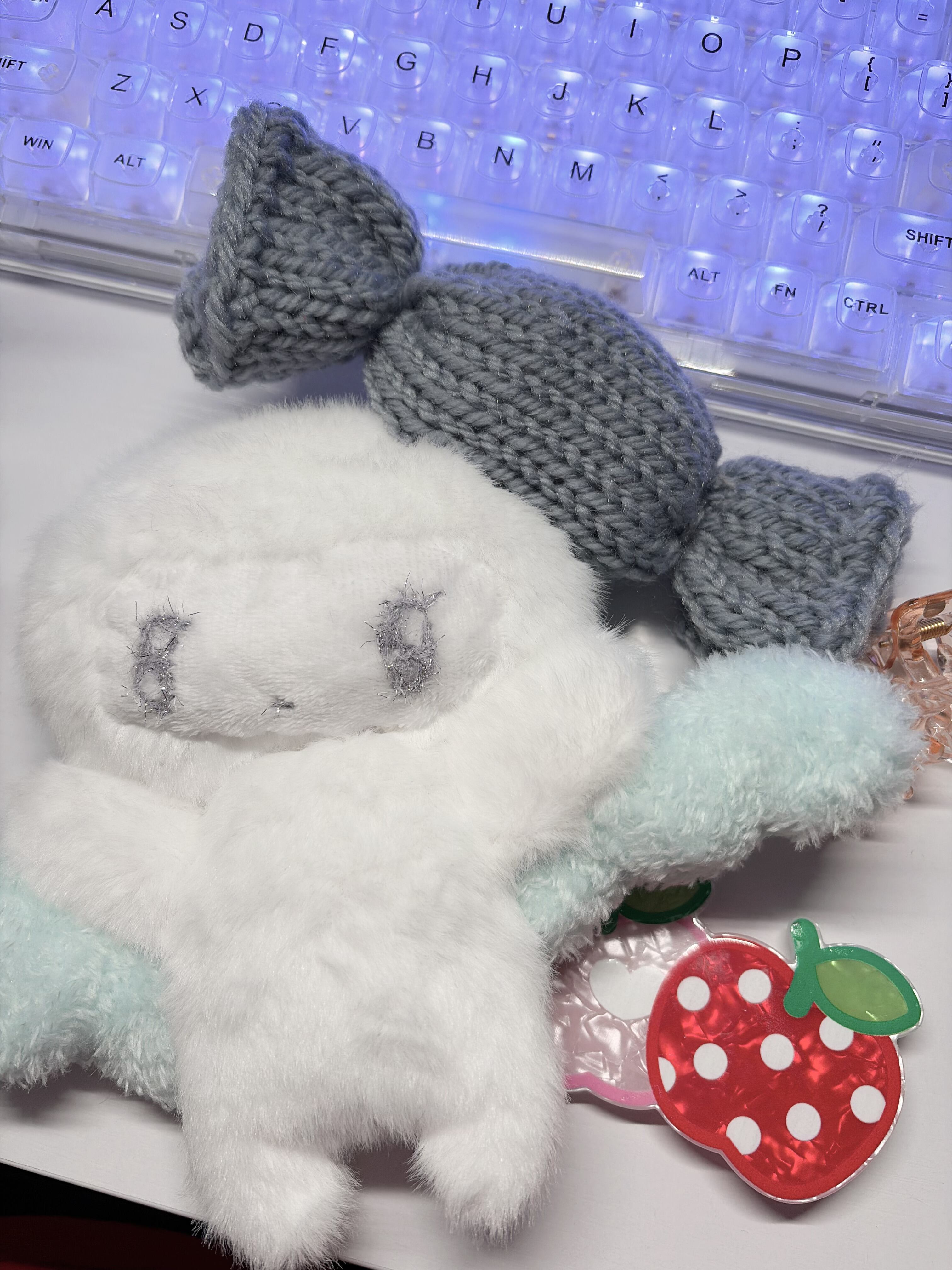 ぬいぐるみ・人形・置物 ぐりーむさん 個体番号くま（りぼん）自作