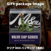 FXXK! HANDSIGN VALVE CAP /CC110プコブルー