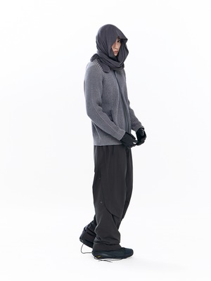 【26AW | MEN】 SAN SAN GEAR サンサンギア / ジップアップニット / BUTTON ZIP-UP KNIT / SG26FWOTZK001
