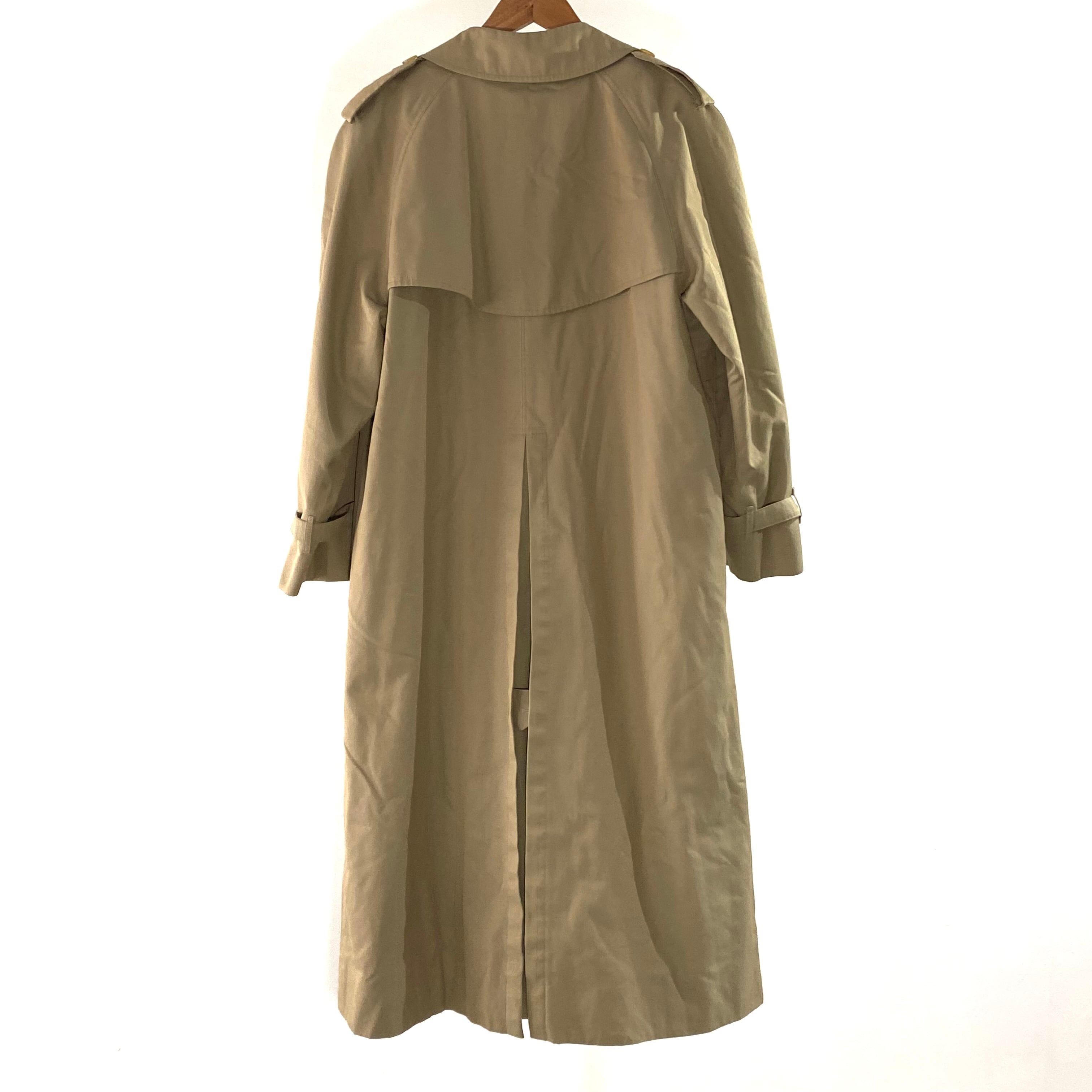 Burberry ベージュ トレンチコート (ヴィンテージ) Burberry ヴィンテージ ベージュ トレンチコート - メルカリ