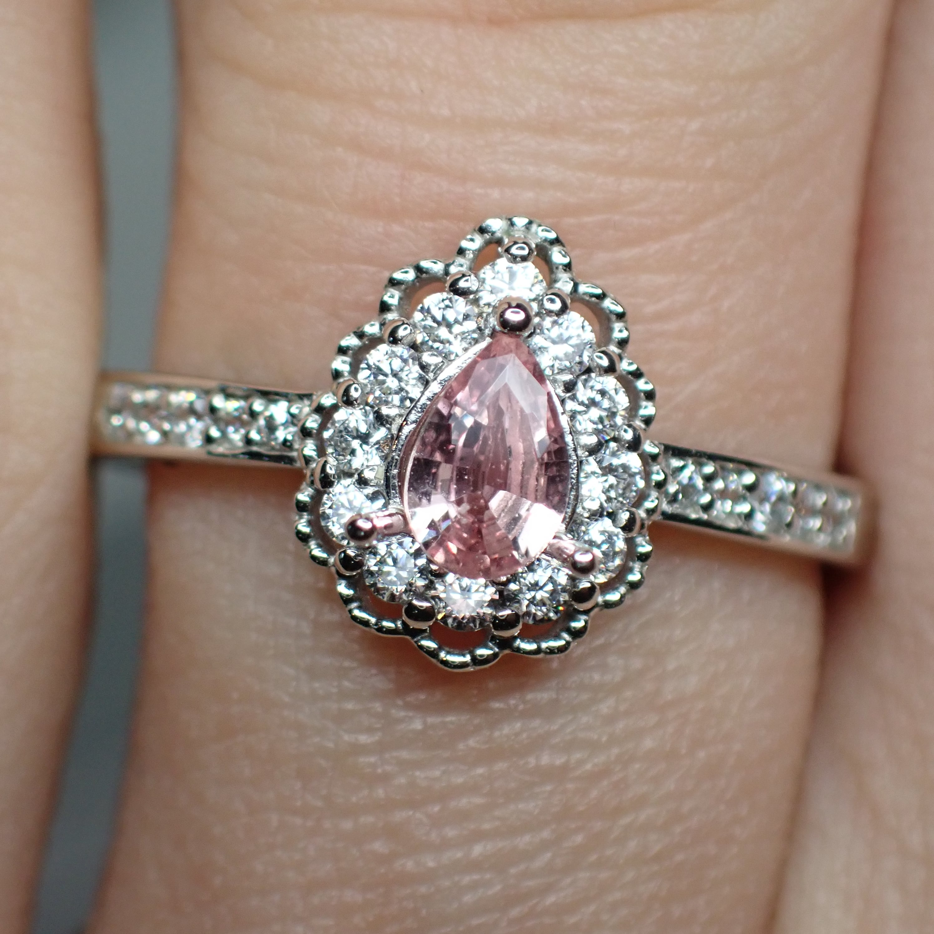 色だまり☆パパラチアカラーサファイア0.232ct | 宝石ルース販売 色だまり☆パパラチアカラーサファイア0.232ct | 宝石ルース販売
