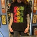 [予約] Tシャツ -ブラック x ラスタ(Front Only)