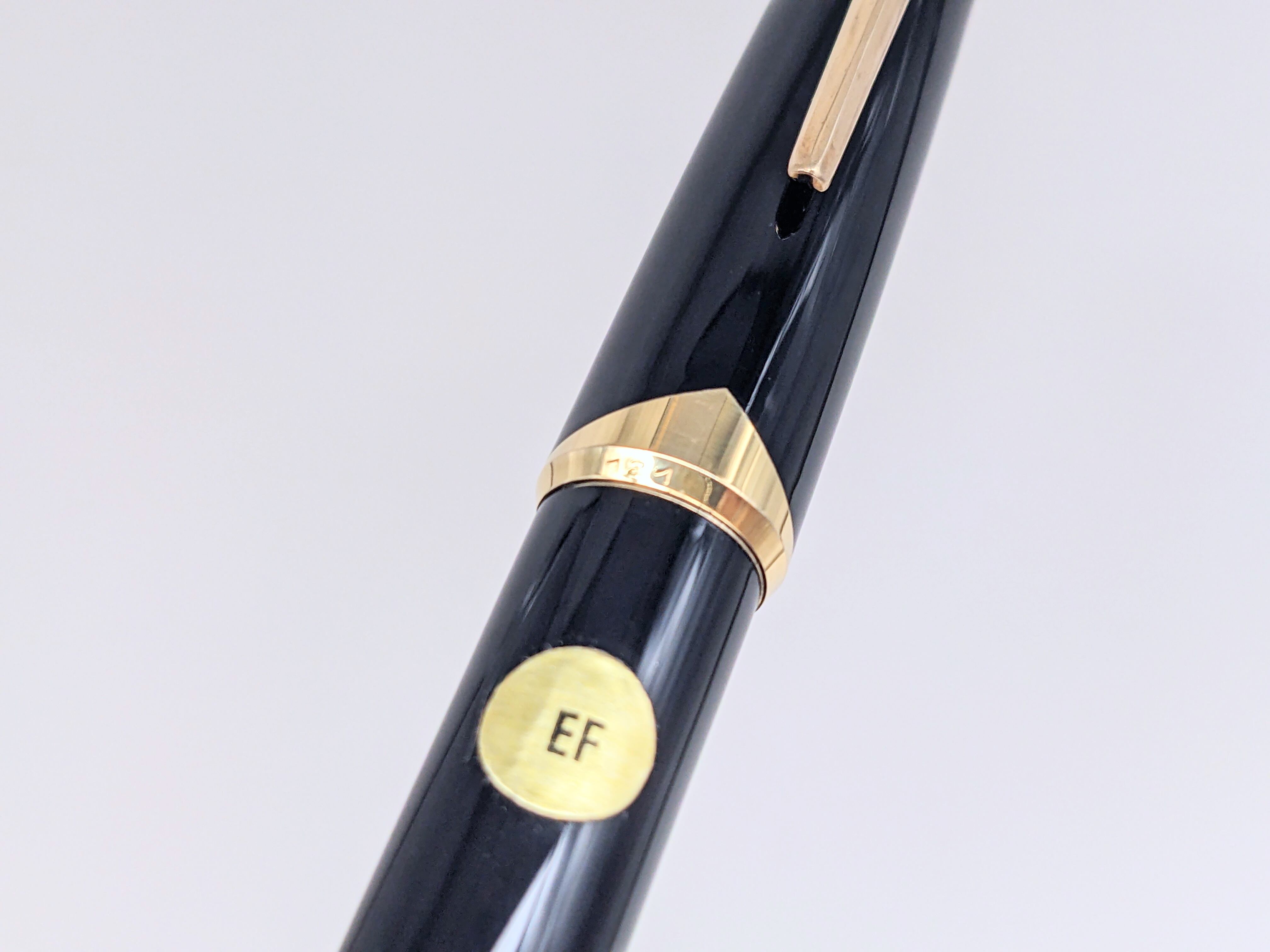 美品 モンブラン No.121 ボルドー EF 極細字 万年筆 18K 【公式通販】
