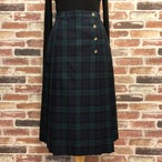 NEW YORKER Check Green Wool Skirt