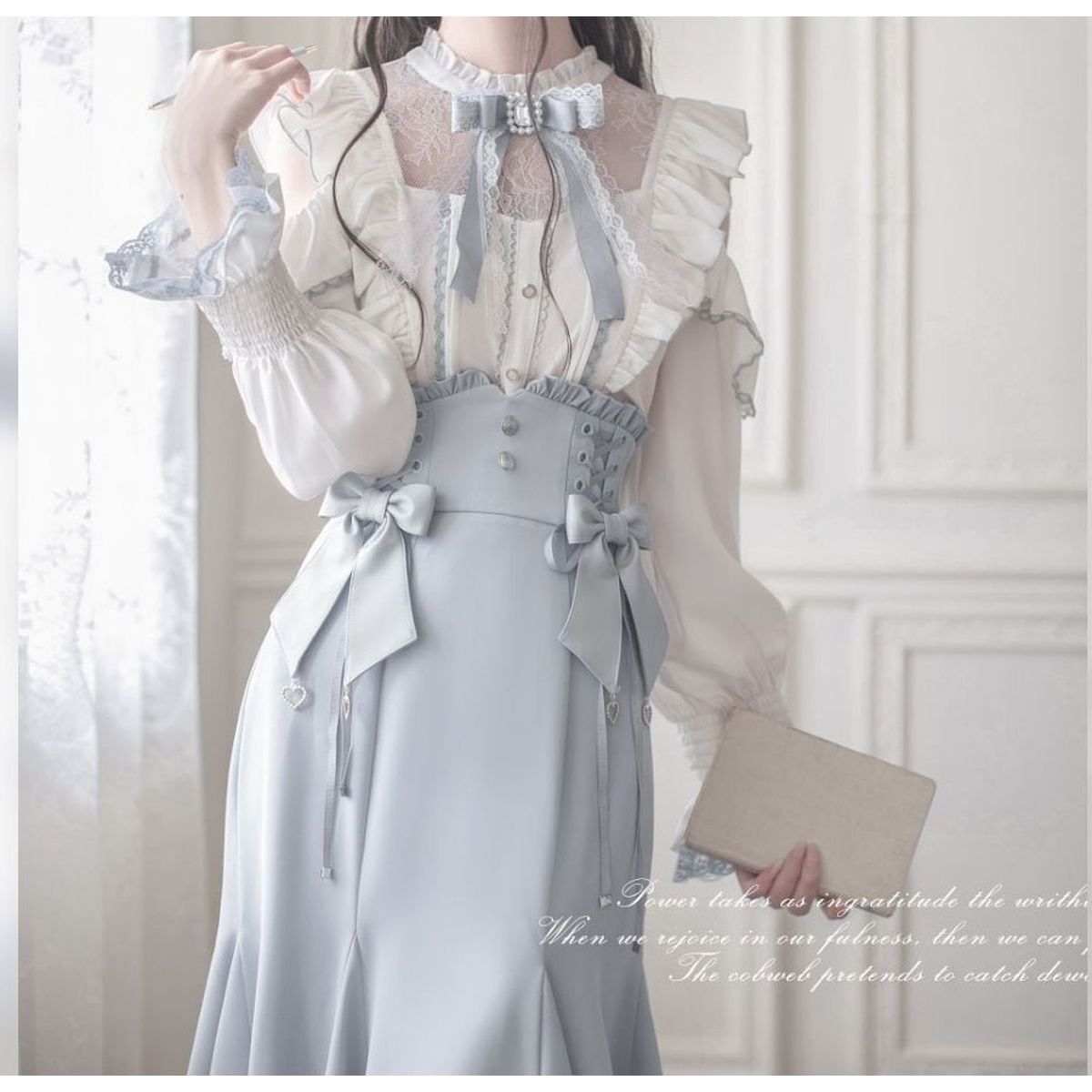 量産型ロングスカートセットアップ：トップス(ブルーver.) | Maiden's Rêve
