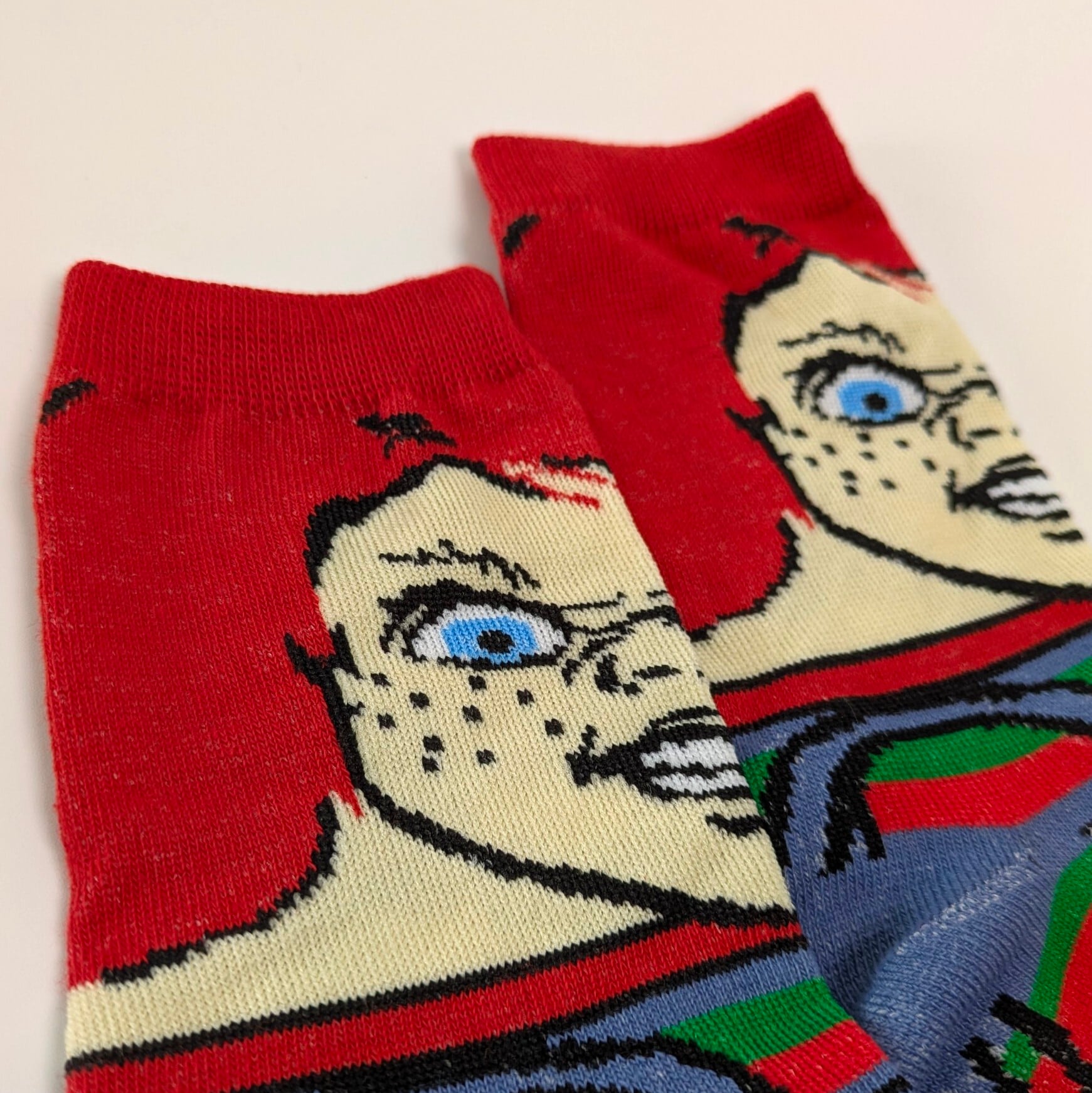 ♧【 crew socks / クルーソックス 】『 チャイルド・プレイ / チャッキー 』 靴下 / ソックス 〚アメリカン雑貨 アメトイ〛
