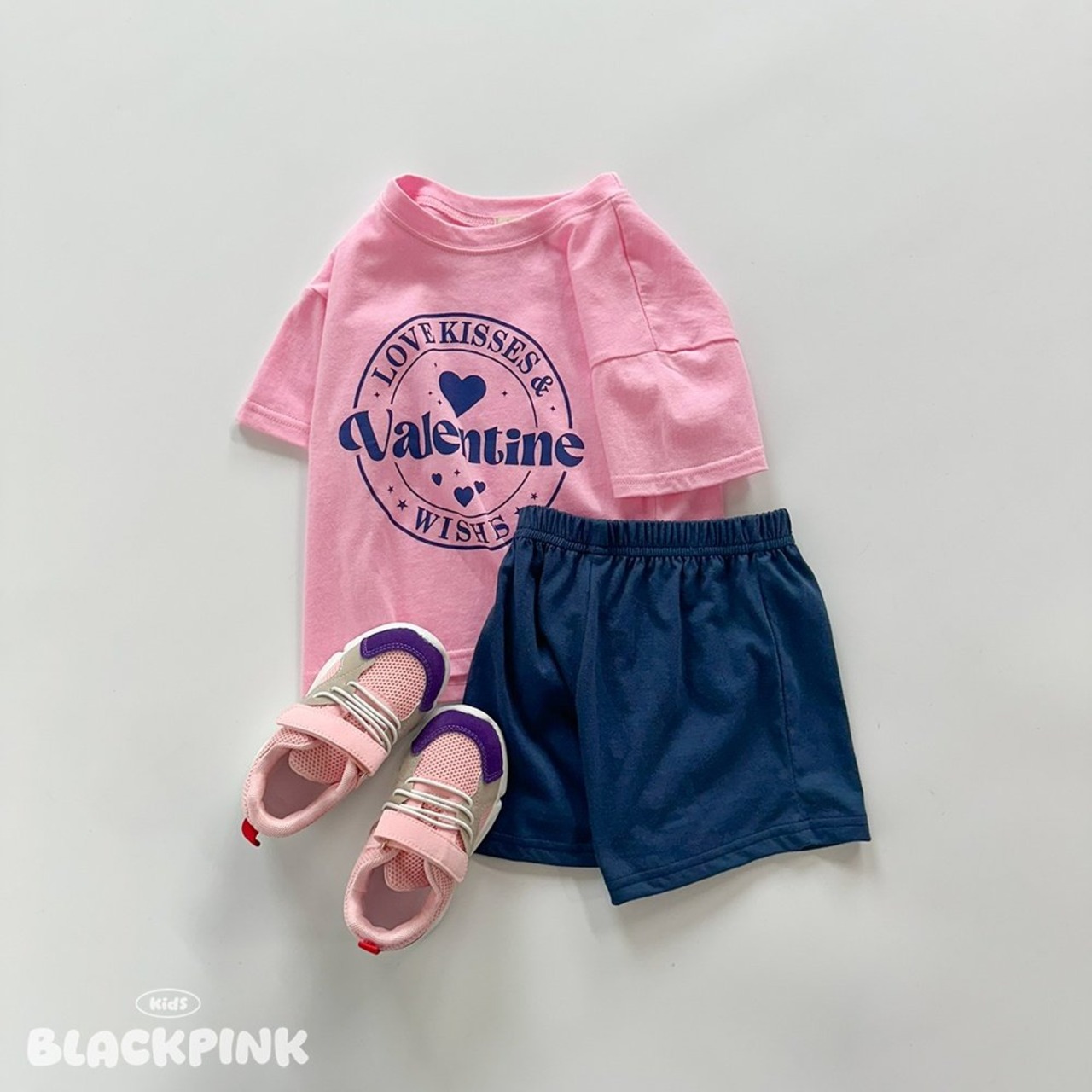 [BLACKPINK] Valentine Heart Set-up (2XL) / [블랙핑크] 발렌타인하트셋업 (2XL)