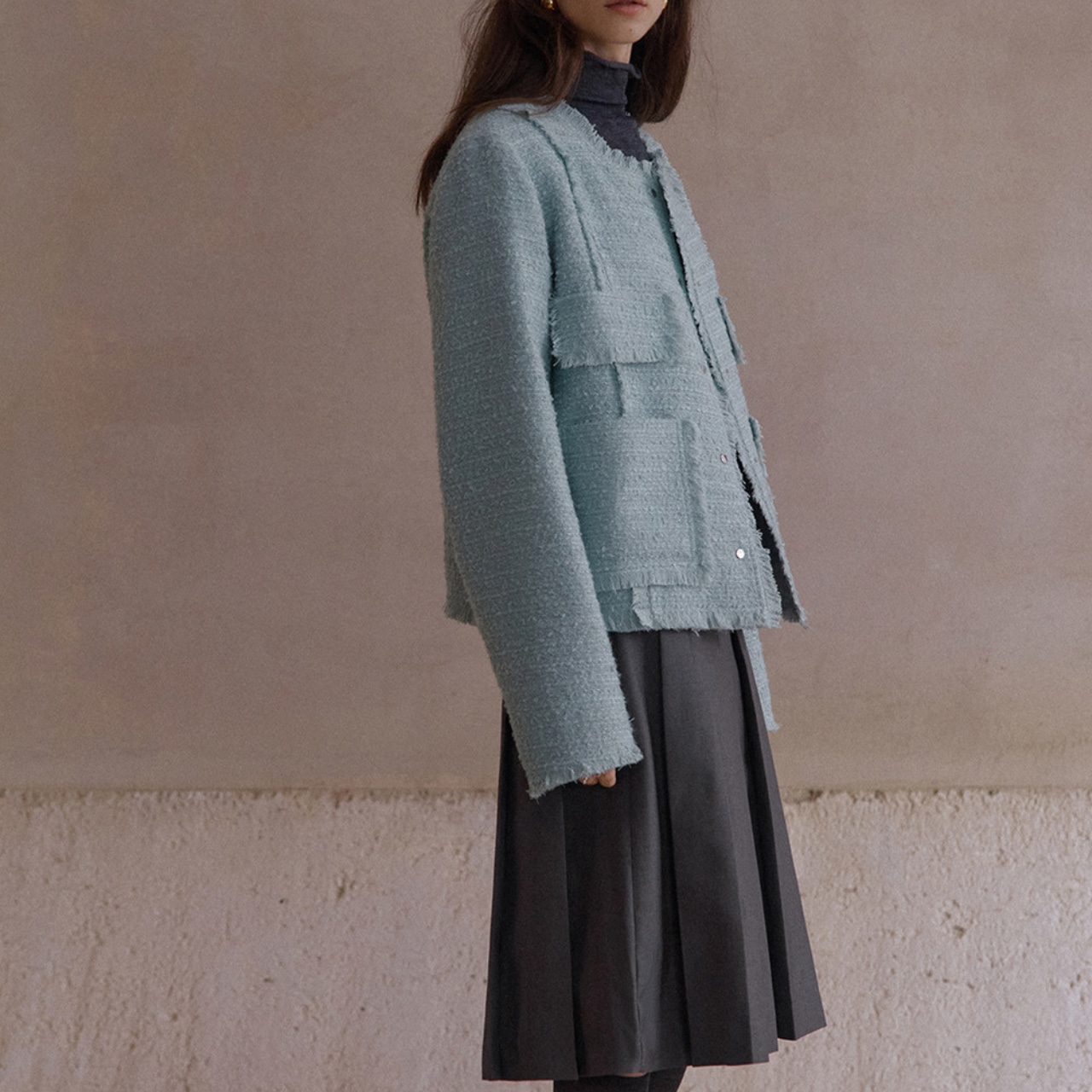 Tweed short Jacket T3568