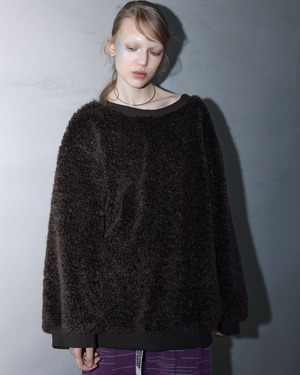Volume Fur Pullover (Brown)