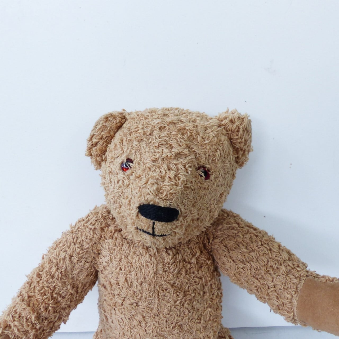 ベージュ色 パイルのテディベア グロウラー 36cm