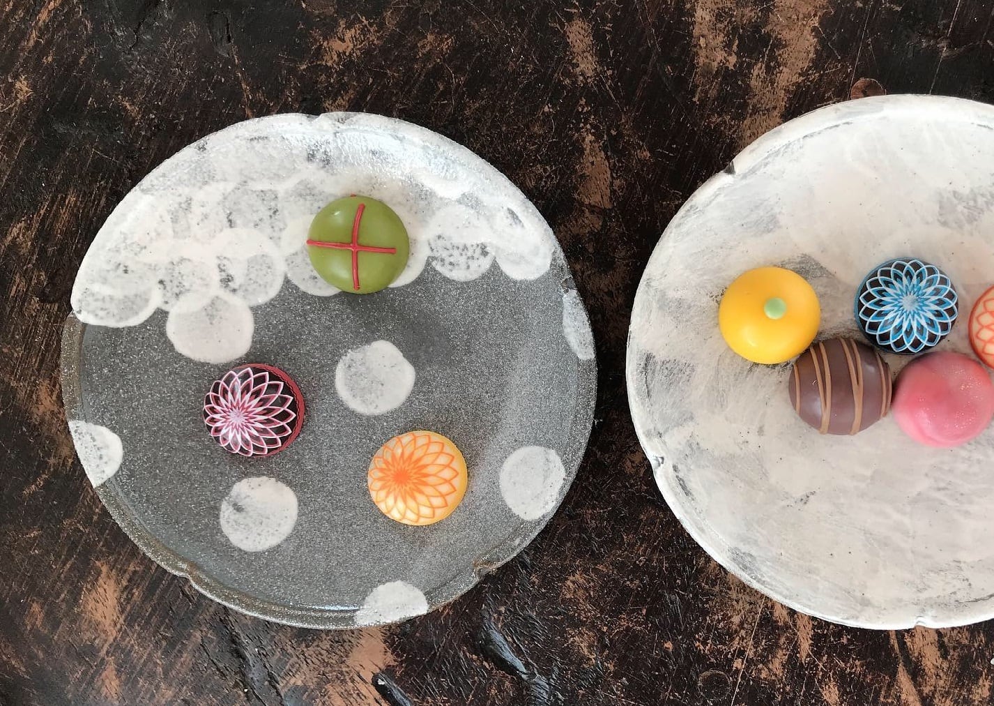 グリーン小鳥 豆皿スプーン フォークレスト | 武山窯の美味しいうつわ