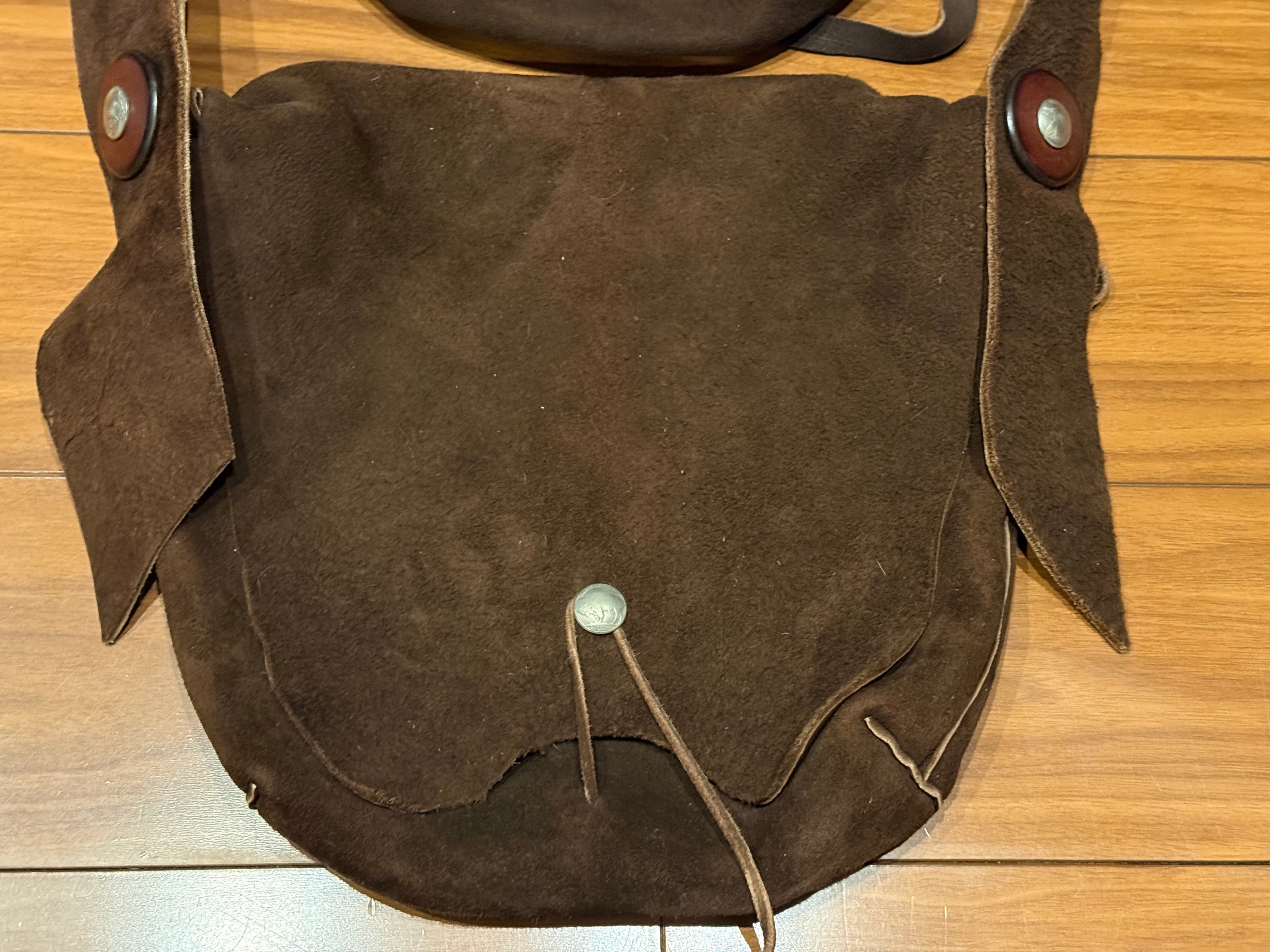 ほぼ新品 ディアスキンショルダーバッグS 焦茶 | ゴローズ 通販