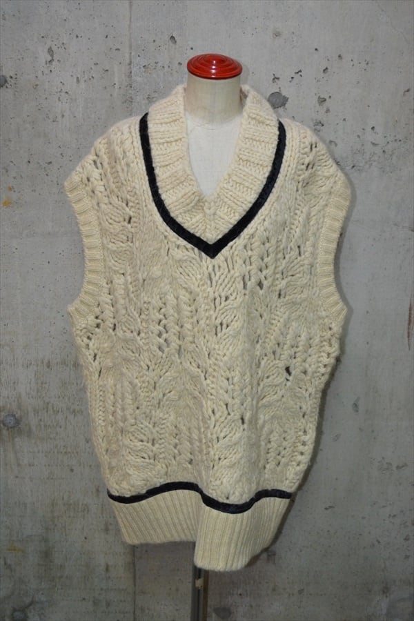 アンスクリア INSCRIRE オーバーサイズ ニット ベストI19AW-K5 D10479
