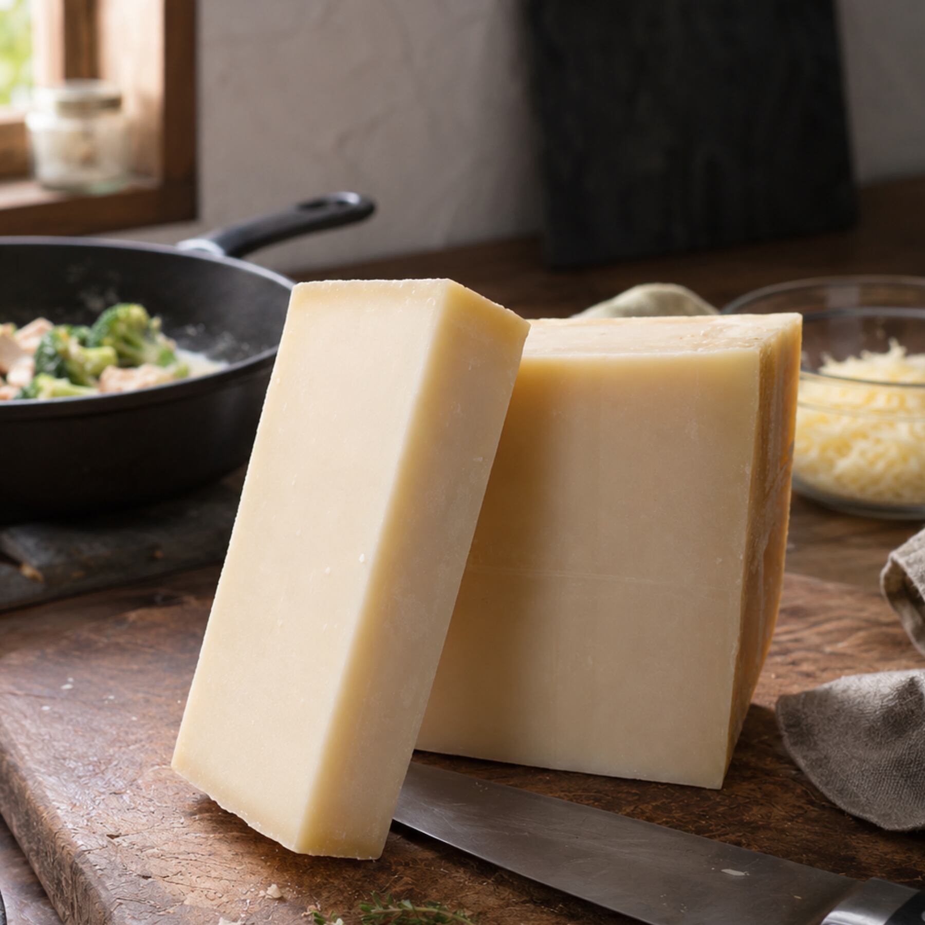 本場スイス産 グリュイエール チーズ AOP 400g グラスフェッド セミハード - チーズフォンデュ グラタン用に Swiss Gruyere Cheese Grassfed Semi Hard Ideal for Fondue