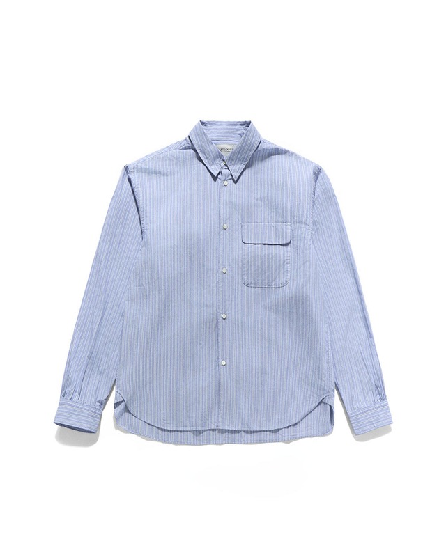 [EASTLOGUE] HOLIDAY SHIRTS / BLUE STRIPE 正規品 韓国ブランド 韓国ファッション 韓国代行 イーストローグ 日本 店舗