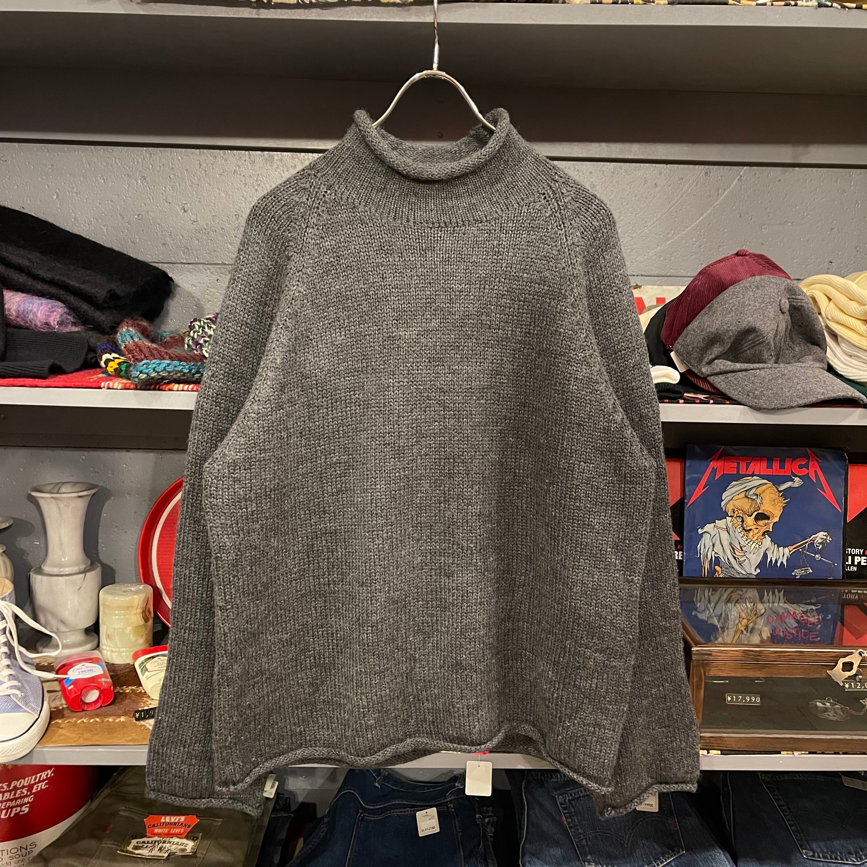 90s J.CREW Roll Neck Wool Knit Sweater | VOSTOK