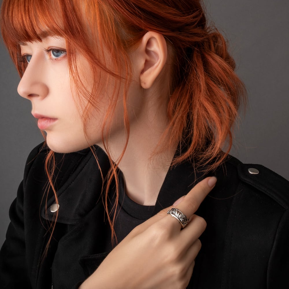 指輪売り上げランキング4位】ローズカフリング AKR0060 Rose cuff ring