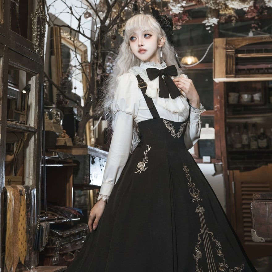 ゴスロリドレス3点セット e2188aaaa347eea9067cc1915af68e