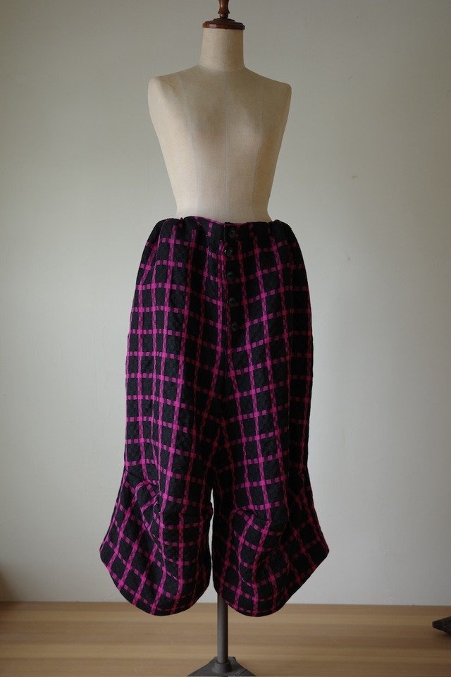 oira  Kakke Shorts Pink check