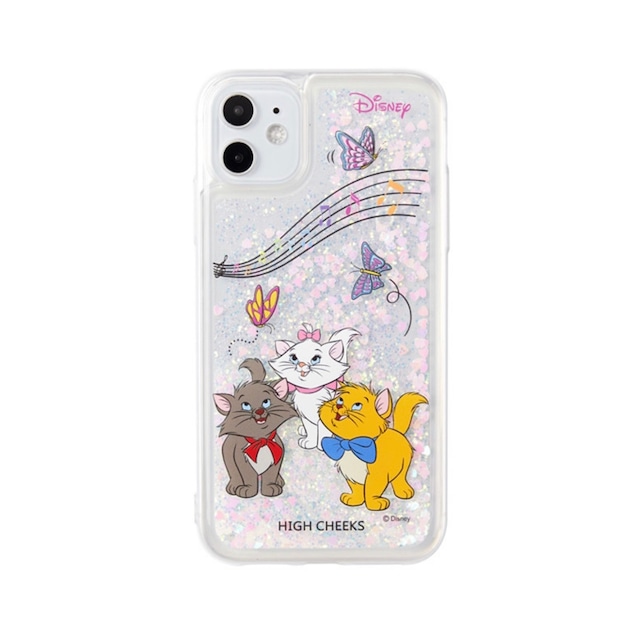 [HIGH CHEEKS] Aristocats Glitter Case 正規品 韓国 ブランド 韓国代行 携帯ケース