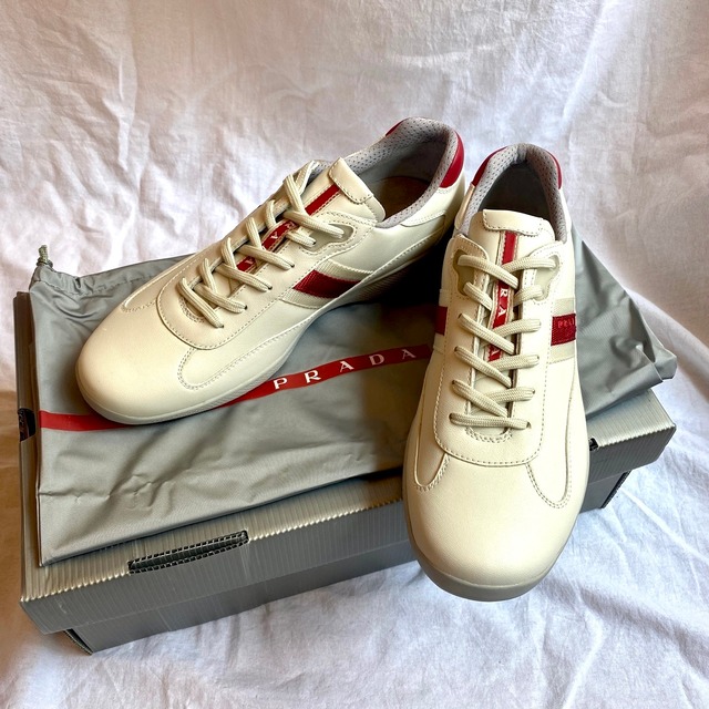 PRADA "Red Line" Sneakers #02 -Dead Stock!- | CARBOOTS
