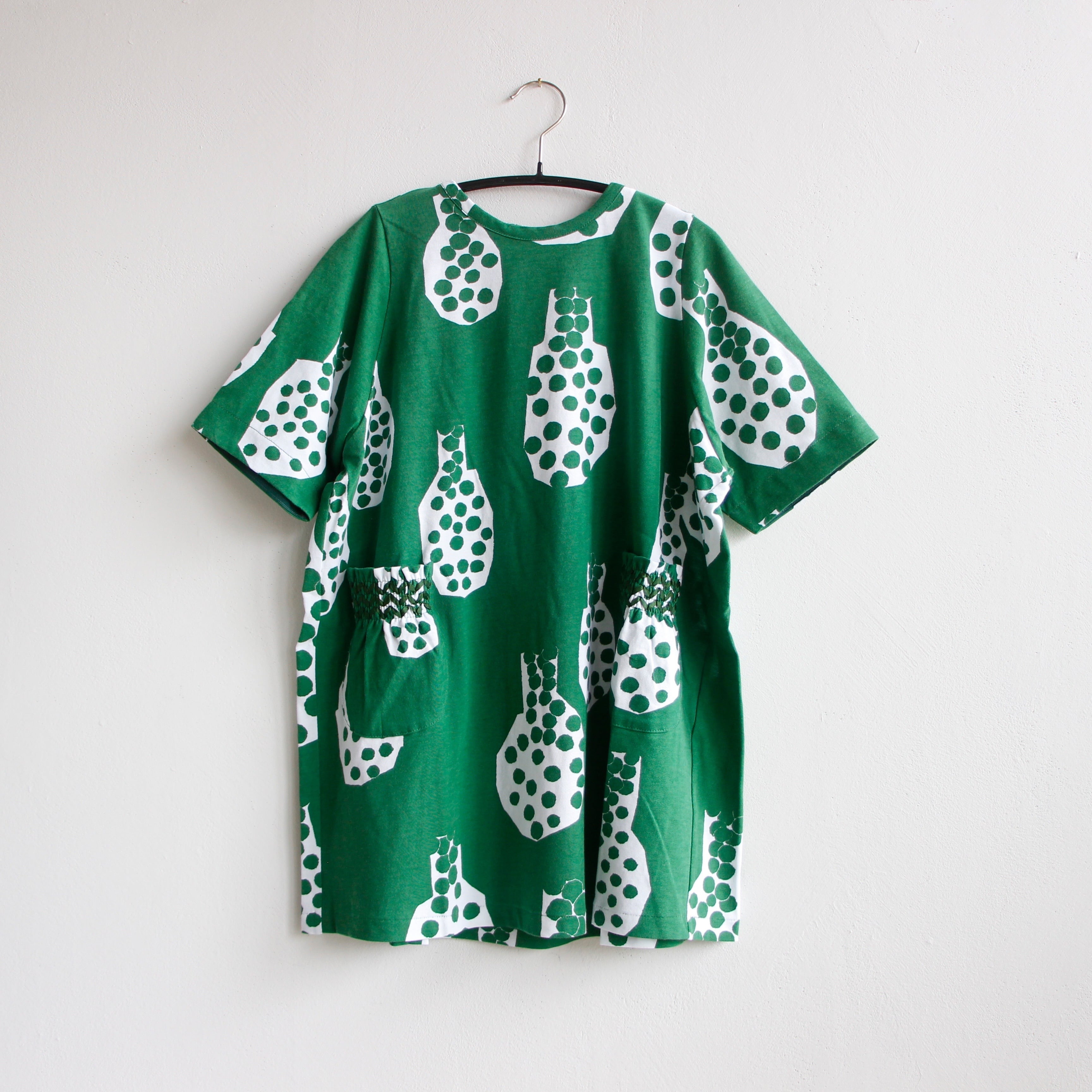 《mina perhonen 2020SS》cidre ドレス / green / 80cm